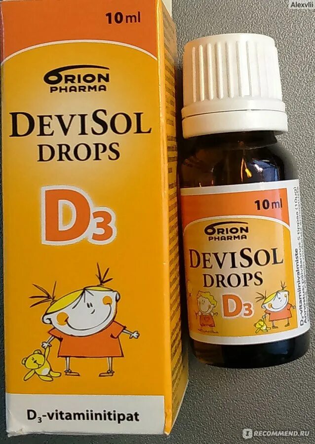 Дозировка витамина д3 в каплях