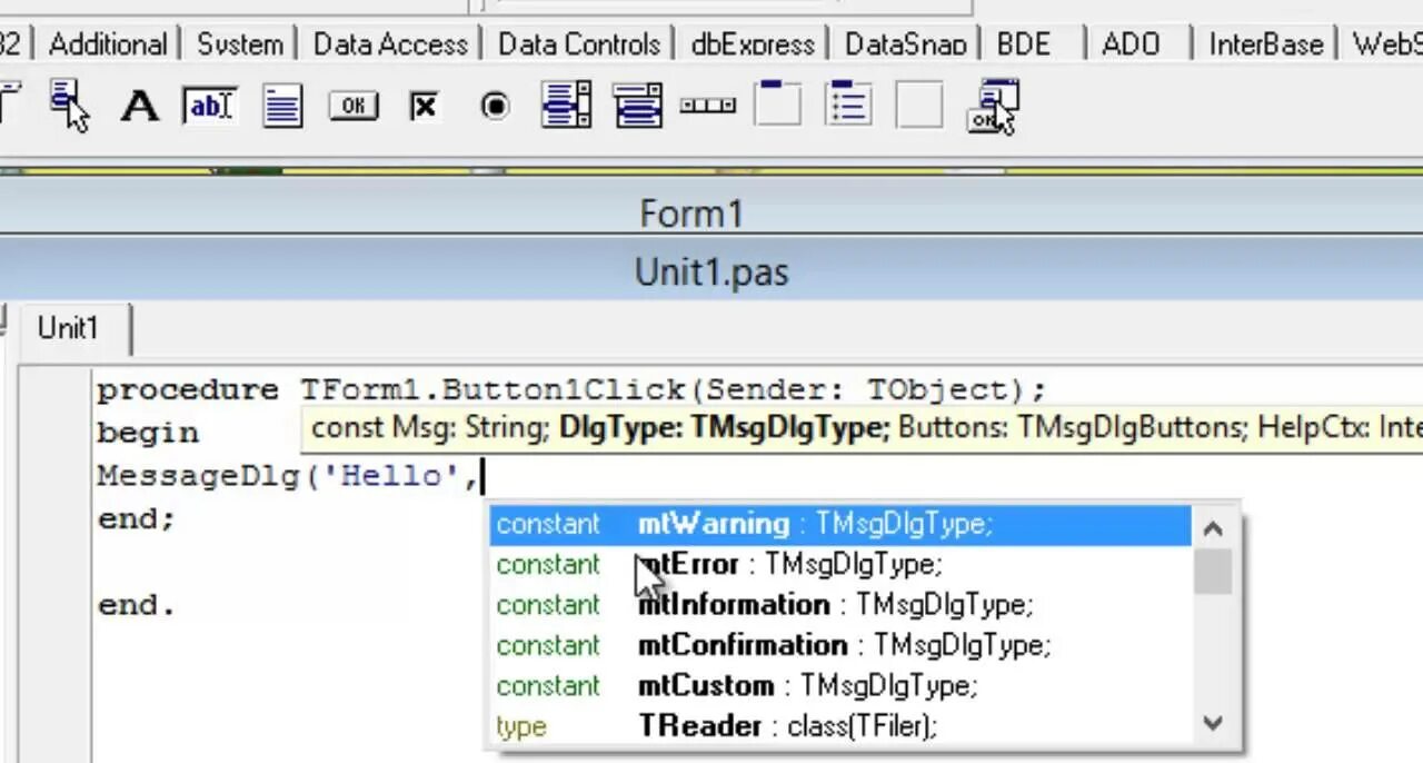 Tstringlist delphi пример использования Приложение Delphi