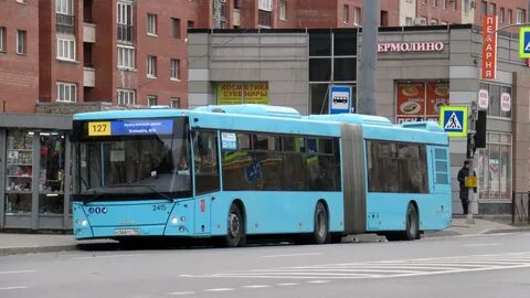Бирюзовый автобус