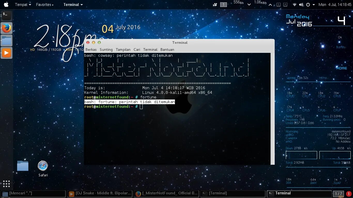 Not found bash
