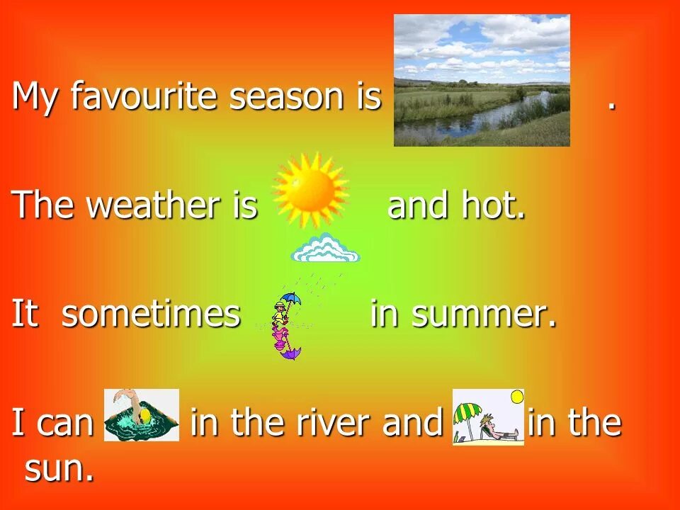 What is the weather like in summer. Seasons презентация.