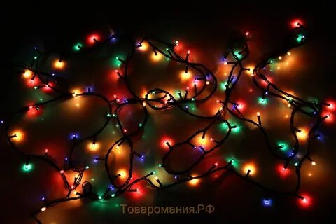 Цвет гирлянды на елку