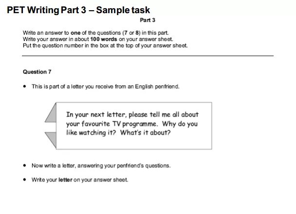 Pet writing 3. Pet задания writing. Письмо Pet. Pet writing a Letter. Pet Cambridge writing.