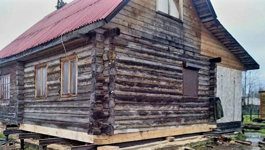 Как можно заменить дома Как заменить нижнее бревно своими руками: без подъема домкратом, на кирпичную кл