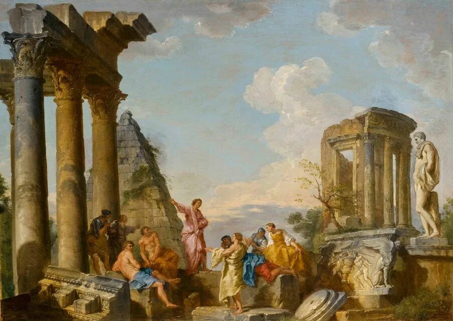 Джованни паоло панини (1691-1765) “крещение римлян апостолом петром”. Джованни паоло панини картины руины. Giovanni paolo. Джованни паоло панини галерея. Джованни паоло панини галерея.