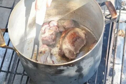 Шурпа из курицы в казане