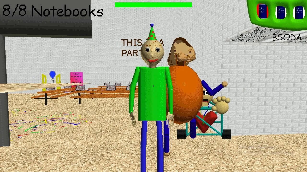 Yin s birthday bash. Baldi basics birthday bash. knuckles basics birthday bash. blueman basics birthday. baldi birthday bash characters.