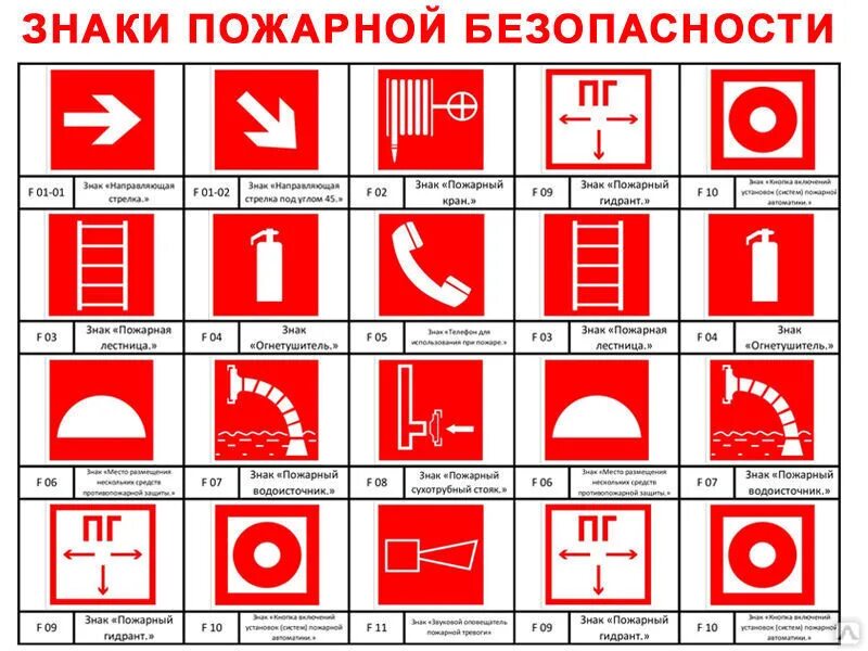 Цвет пожарной безопасности