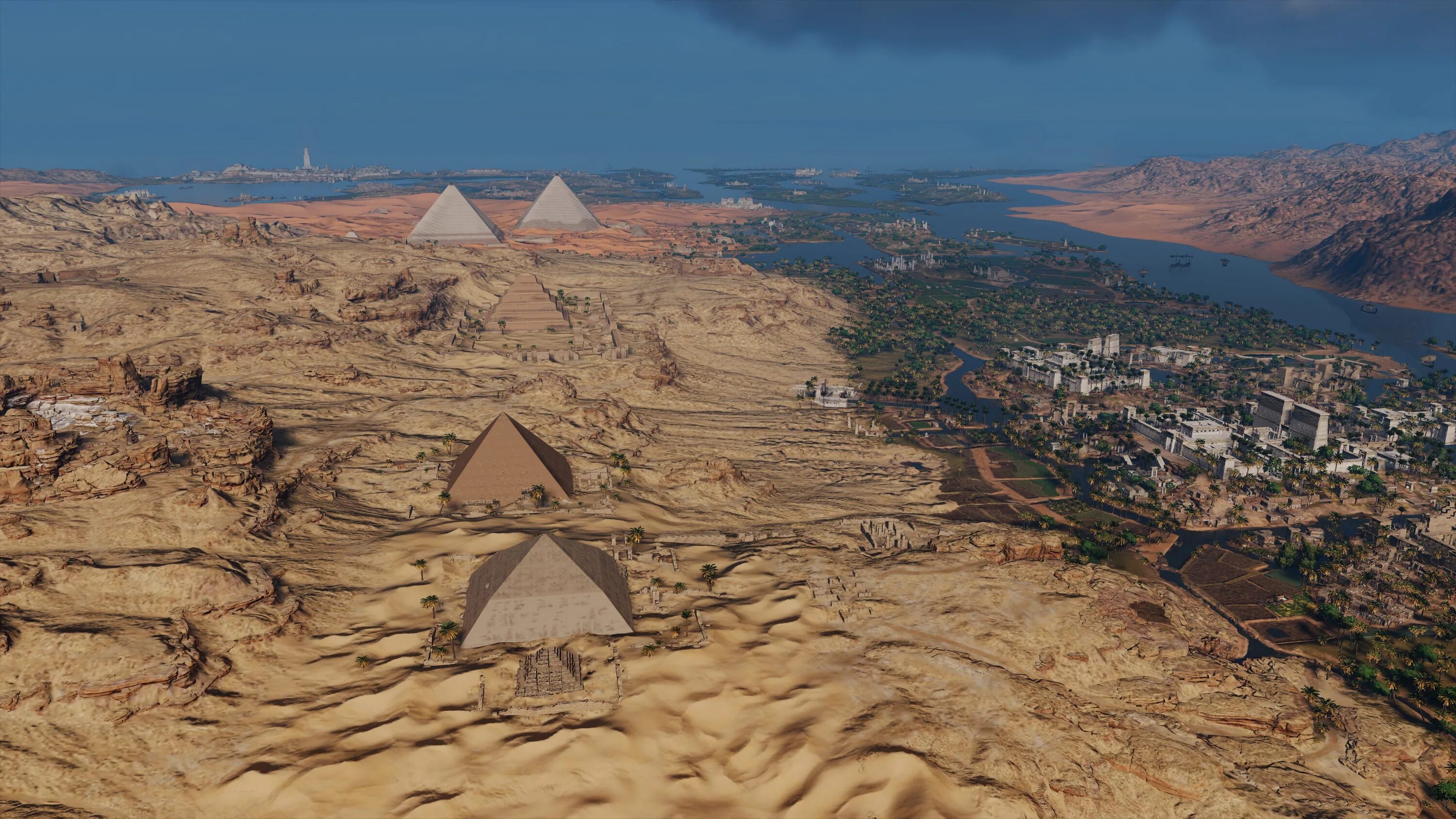 Битва на ниле. Assassins Creed Origins пирамиды.