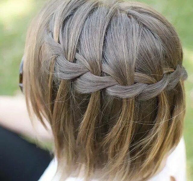 Hair accessory: blonde hair braid summer beauty hairstyles Short hair tutorial, 