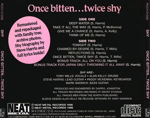 Once bitten twice. Shy once bitten.twice shy 1983. once bitten twice shy. once ..... , twice shy.. once bitten twice shy idiom.