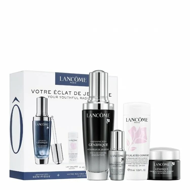 Lancome Serum набор. Набор ланком Advanced Genifique. Подарочный набор Genifique Lancome. Набор ланком Женефик сыворотка для лица. Age u