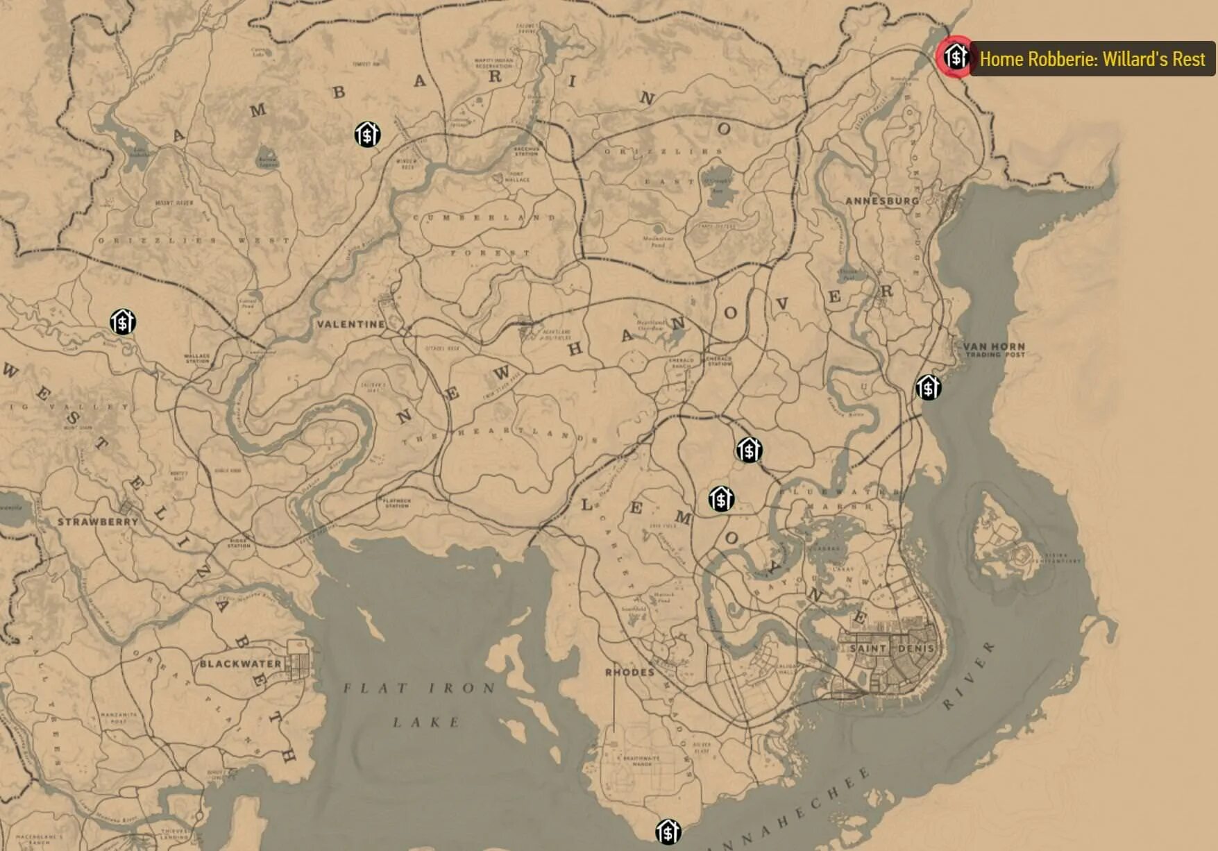 Карта игры red dead redemption 2. Red dead redemption 2 карта. red dead redemption 2 ван хорн. annesburg rdr 2 карта. red dead redemption 2 бумажная карта.