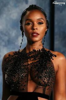 Janelle Monae Flashes Her Nude Boobs at the 2023 Vanity Fair Oscar Party (3...