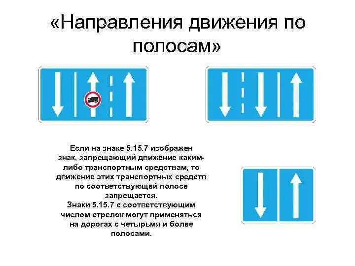 От чего зависит направление движения. Знаки особых предписаний 5.15.7. 5.15.1 Направления движения по полосам. Знаки ПДД направление движения по полосам. Знак движение по полосам 5.15.7.