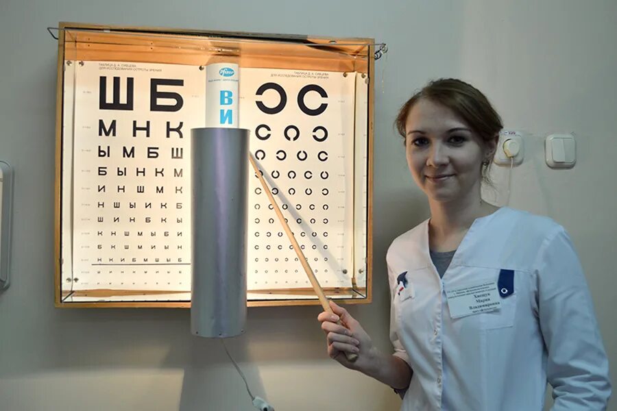 Окулисты 5 поликлиники. Таблица доктора Сивцева. Алфавит для проверки зрения у окулиста. Доска для измерения зрения. Стенд офтальмолога.