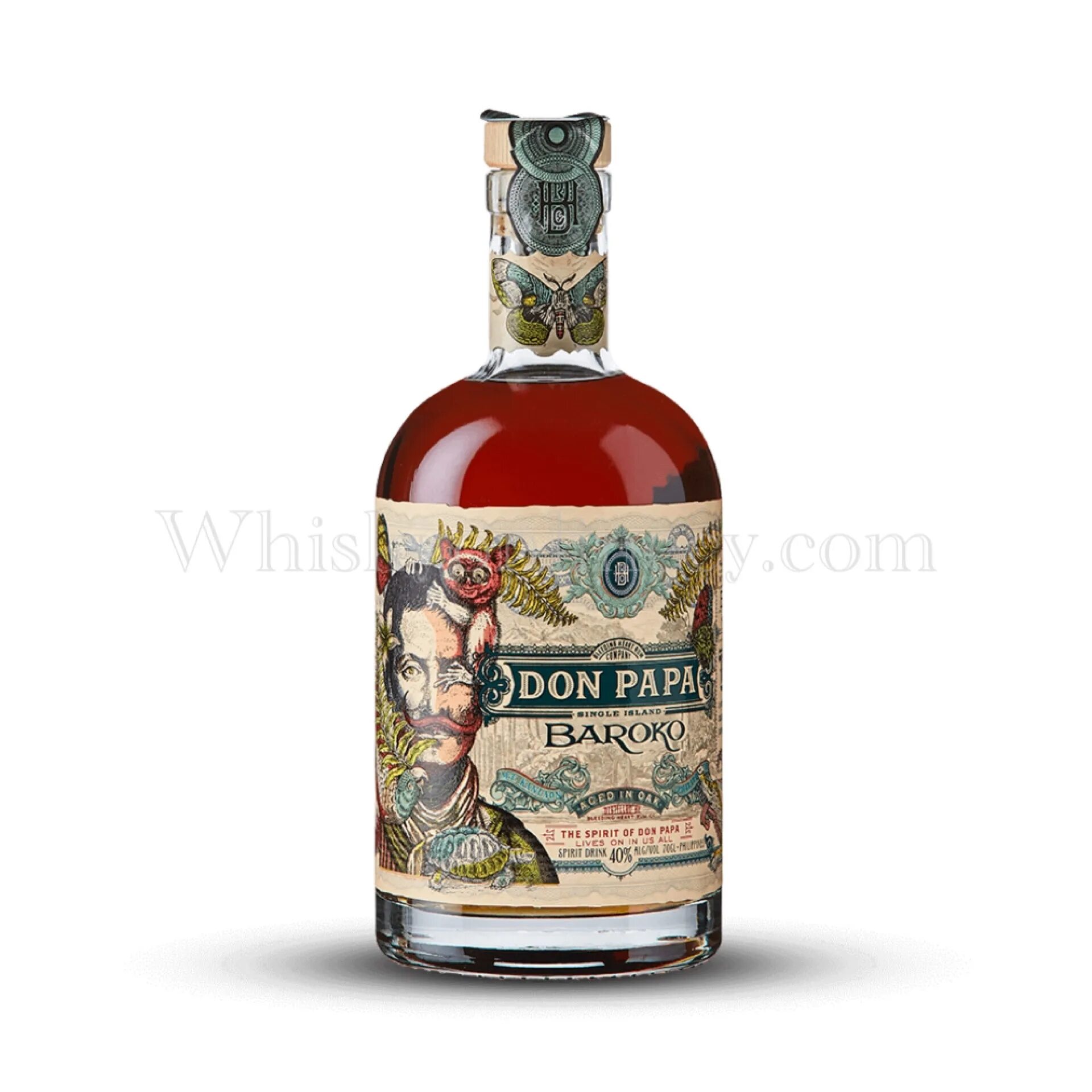 Don papa baroko. Виски дон папа. Ром дон папа 7 лет. Don papa rum masskara 0,7l 40%. Филиппинский ром.