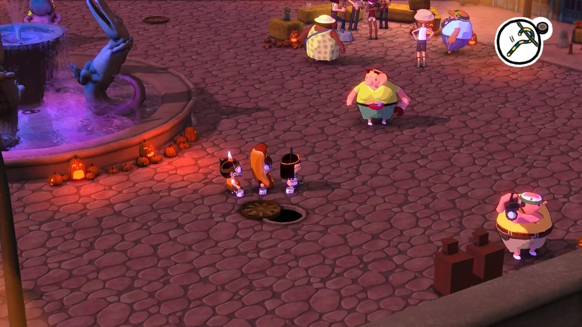 Custom quest. Игра costume quest. costume quest 2 геймплей. costume quest and costume quest 2. costume quest gameplay.