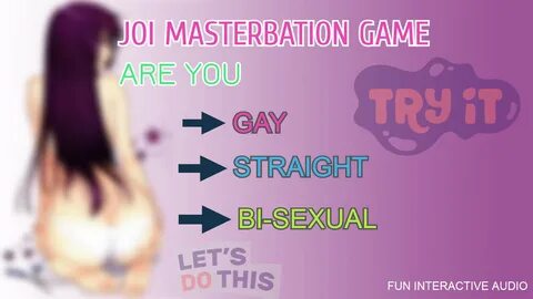 JOI MASTURBATION GAME ARE YOU STRAIGHT GAY OR BI - Verbal Domination Clips4...