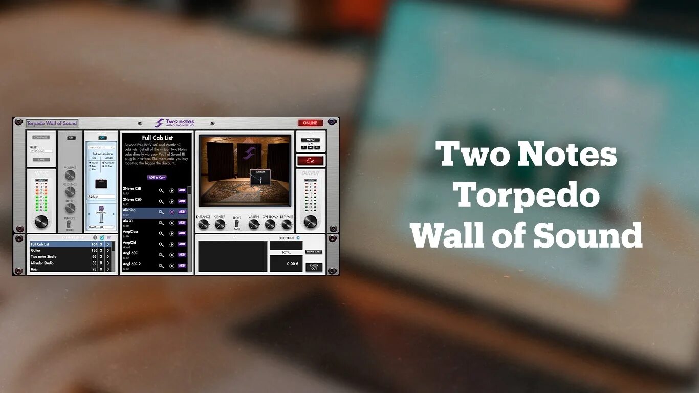 Звук торпеда. Torpedo Wall of Sound. Лучший эмулятор гитары VST. Two Notes Torpedo Cab. Two Notes Opus фото.