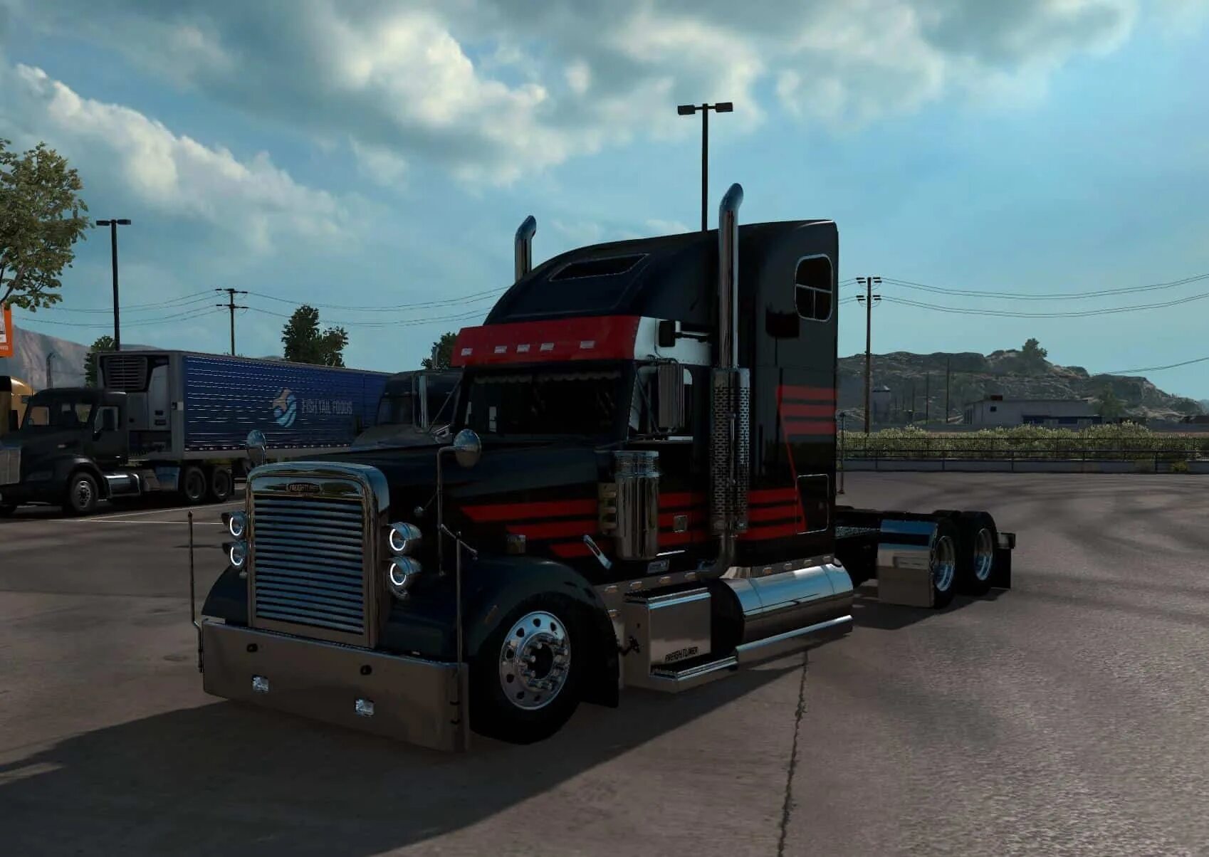 American simulator mods. ATS freightliner Classic XL. Freightliner Classic ATS. Фредлайнер Classic XL. Freightliner Classic XL кастом.