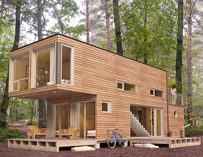 Дом из контейнера отзывы. Двухэтажный Тини Хаус. Модульный tiny House. Дом из контейнеров. Домики из контейнеров проекты.