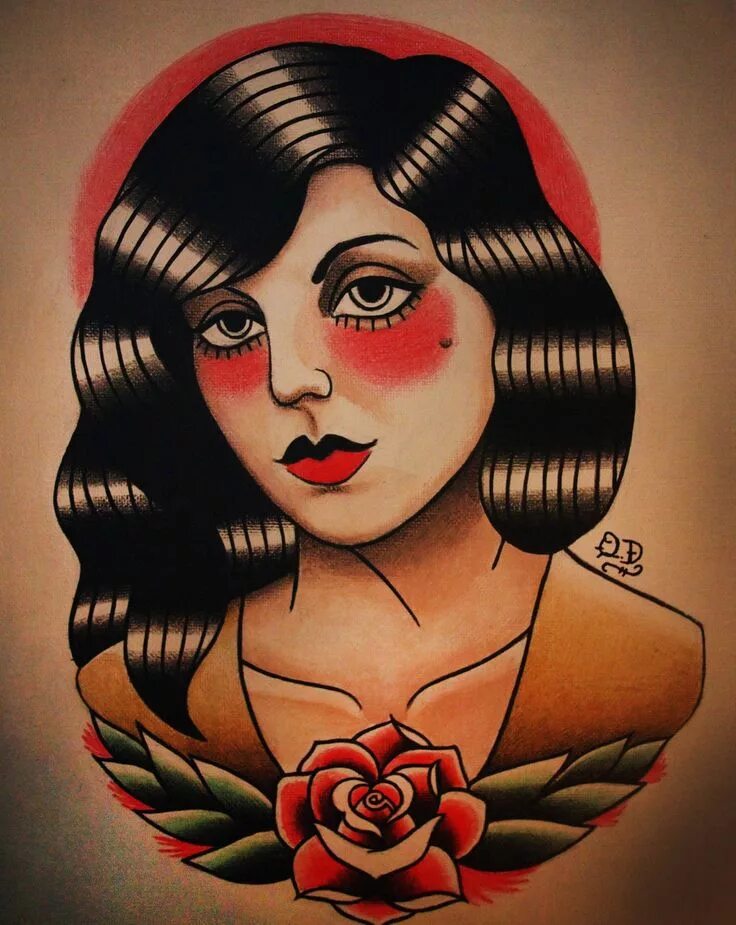 Олдскул портрет. Олд скул девушки. Тату олд скул девушка. Олд скул девушки. Тату пин ап олд скул.