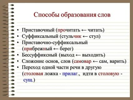Булочная способ образования