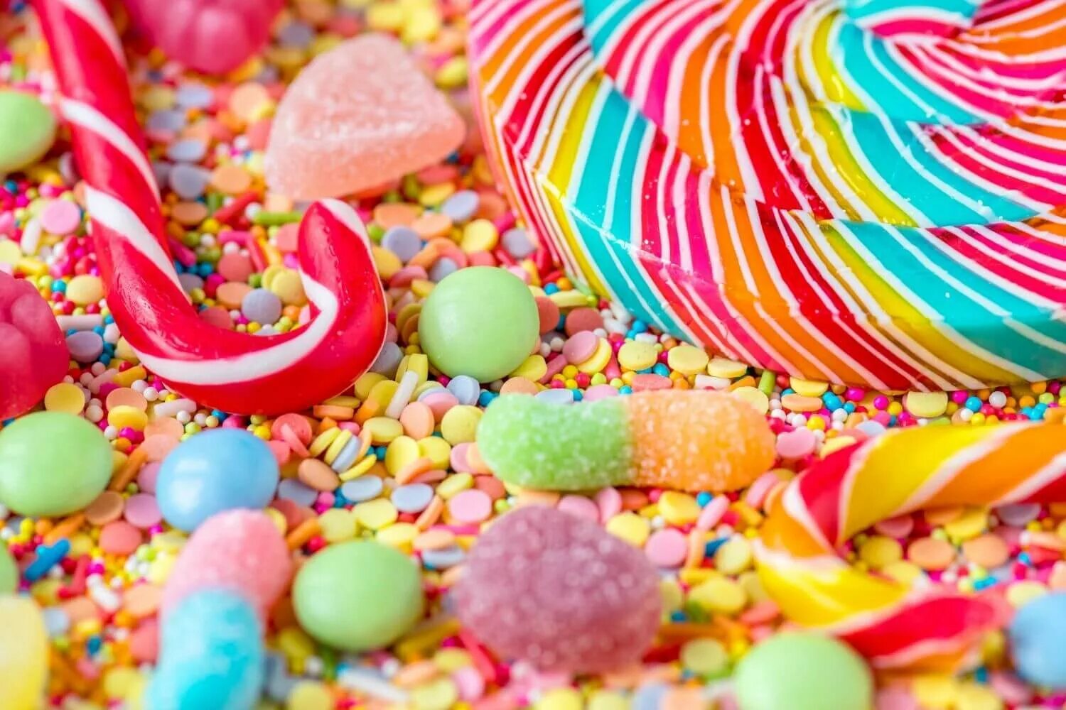 Сладости. Сладости конфеты. Красивые сладости. Конфеты разноцветные. 1 кг сладостей