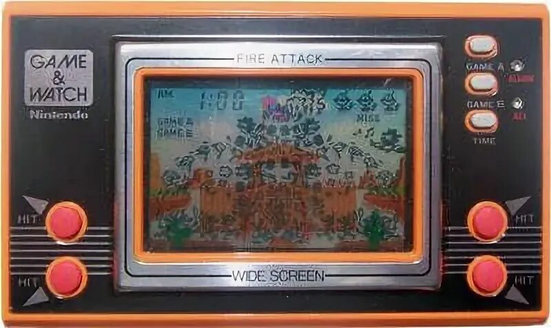 "Fire Attack Nintendo game and watch. Game watch огонь. Fire Attack Nintendo. Электроника приставка fier Attak. Nintendo fire