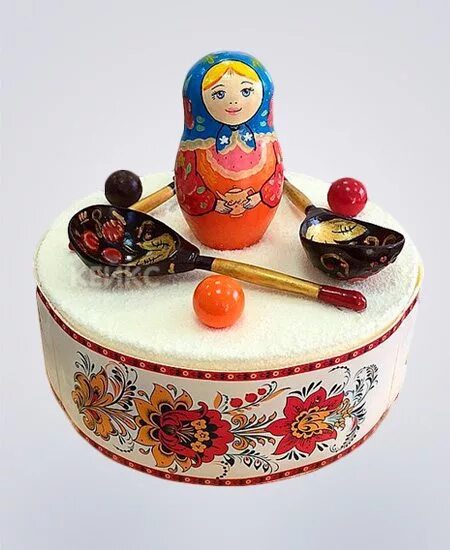 Торт в русском стиле. Торт в русско народном стиле. Русско народный торт. Тортики в русском народном стиле. Торт в стиле хохлома.
