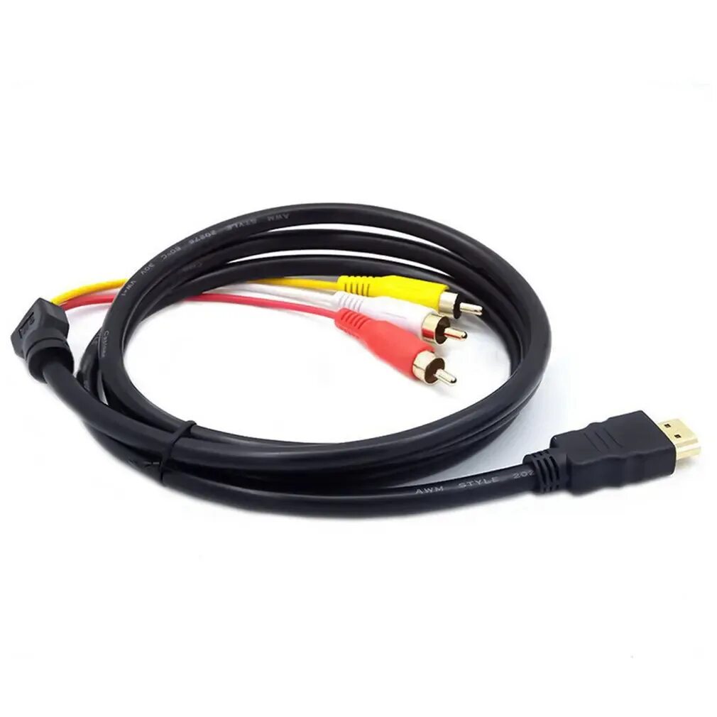 Переходник HDMI гнездо - av 3*RCA гнездa (av3*RCA - HDMI) hw-2105 (sib). Av (3rca) в HDMI. Кабель HDMI to 3rca 1.5 м. Адаптер 5 RCA to HDMI. Кабель переходник av