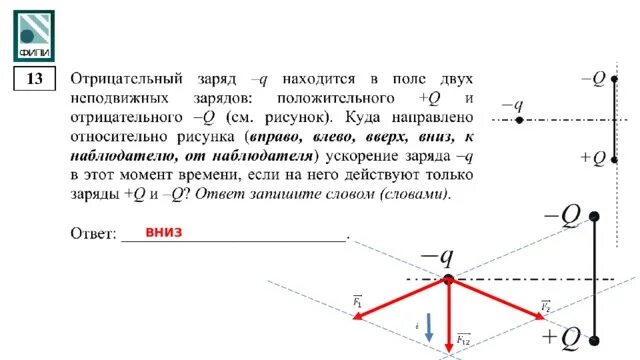 Два точечных заряда 2 10 7. Два точечных заряда 2 10 7