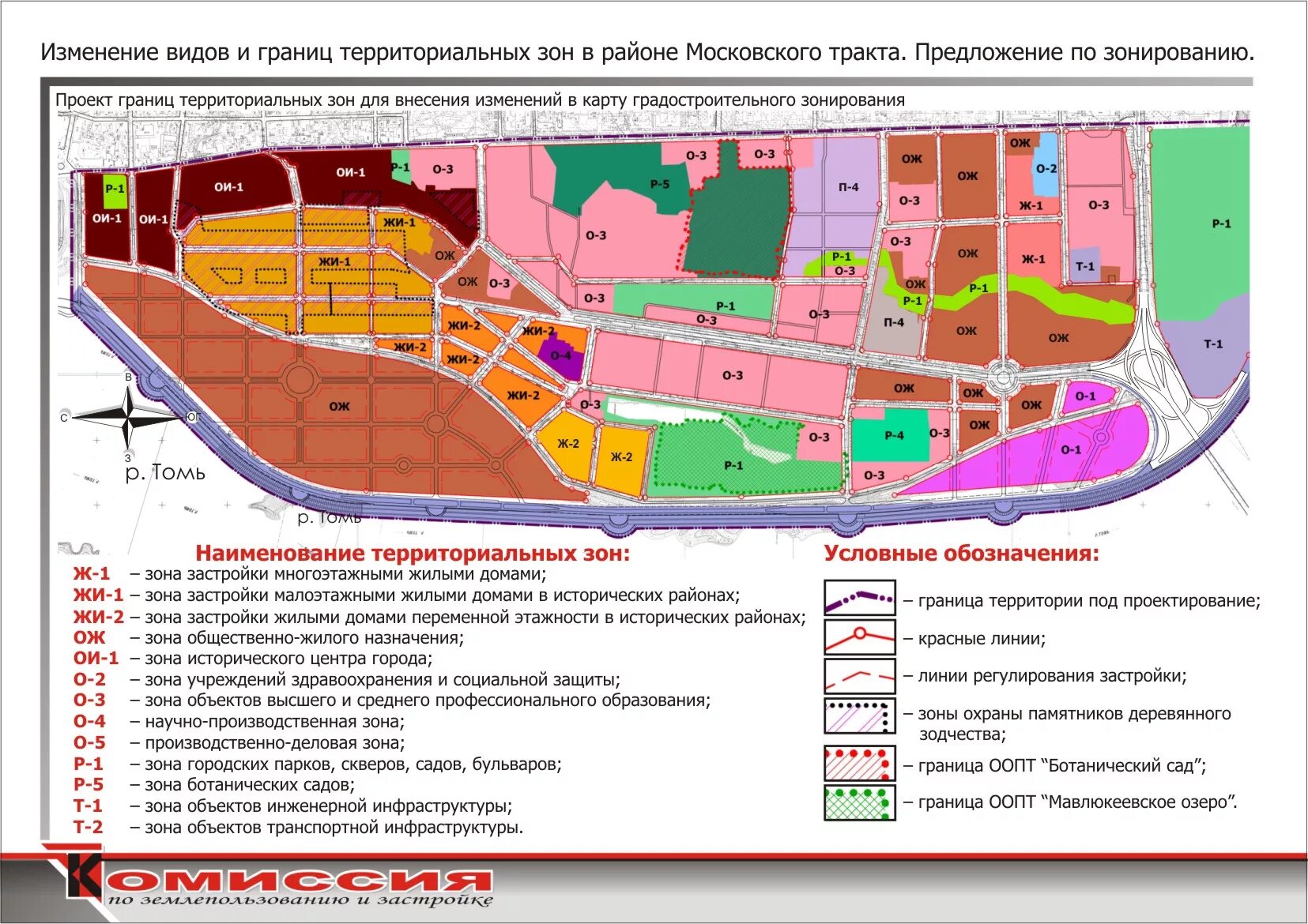 Видов территориальных изменений. Территориальные зоны Томска. Таблица наименований территориальных зон. Функциональное зонирование Томска. Протокол комиссии по правилам землепользования и застройки.