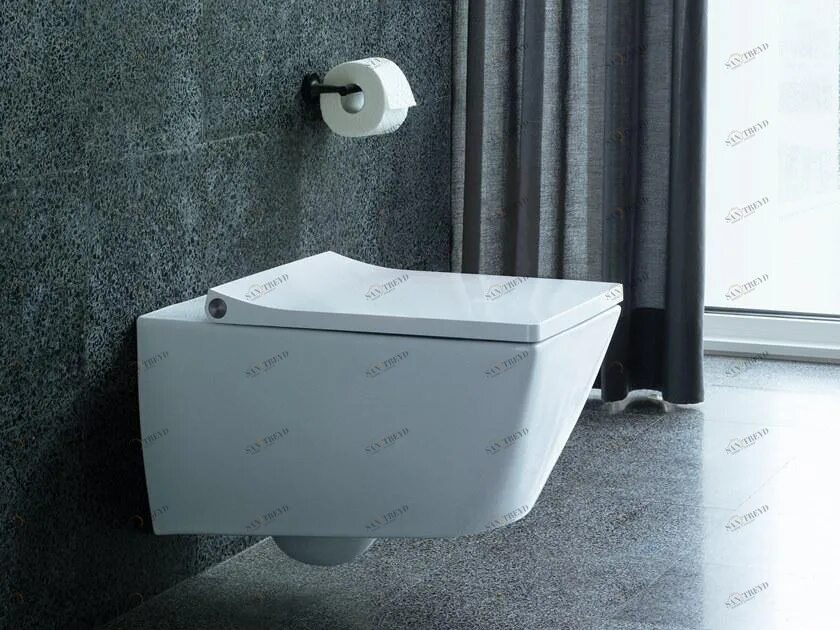 Viu Duravit White. Подвесной унитаз. Настенный унитаз. Подвесной туалет.