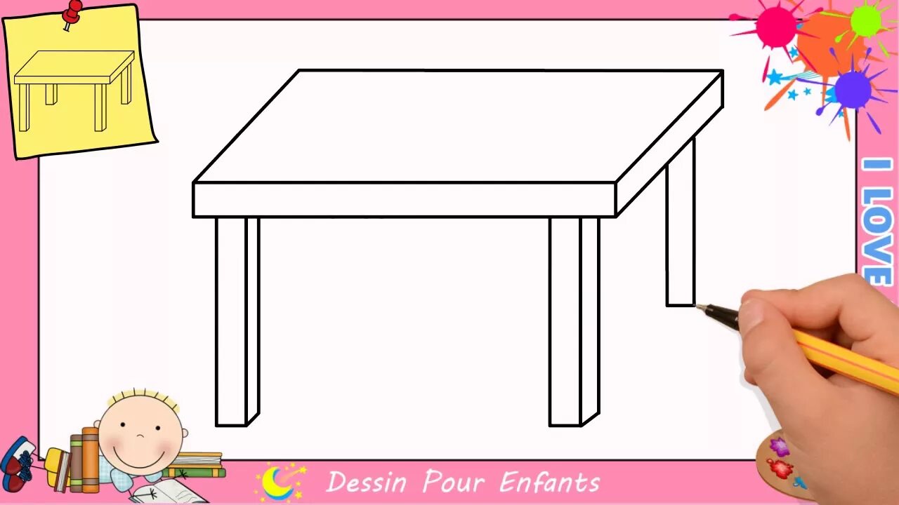 Une table. Une table