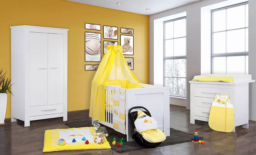 Baby and yellow. Желтая детская. Детская с желтыми стенами. Детская в желтом цвете. Комнаты для детей в желтых цветах.