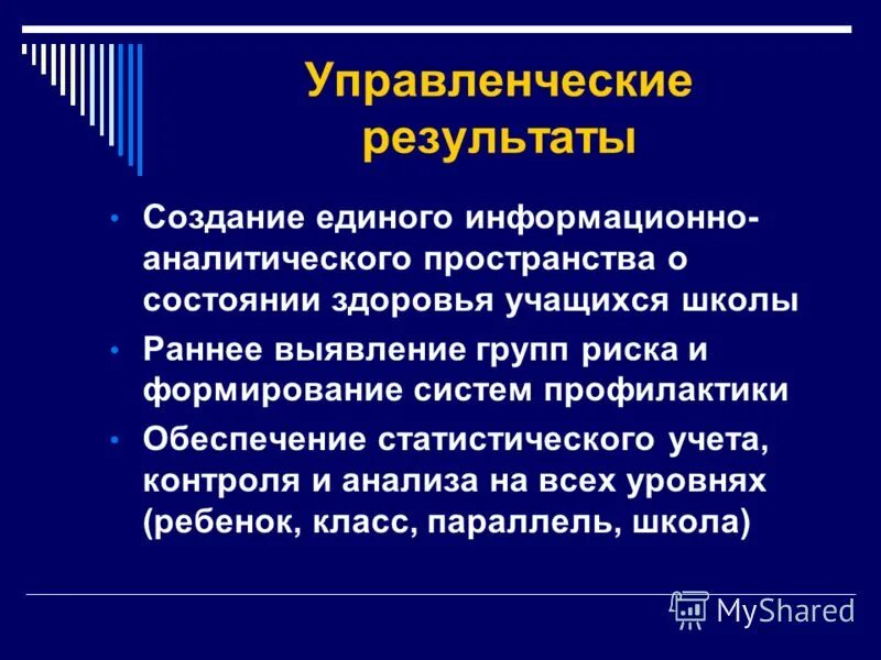 результат менеджмента
