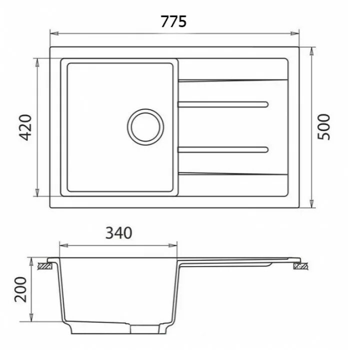 Диаметры кухонных моек. Мойка GRANFEST gf - q780l. Мойка GRANFEST Quadro gf-q780l. Кухонная мойка GRANFEST Quadro gf-q780l. Мойка GRANFEST Quadro gf-q780l песочный.