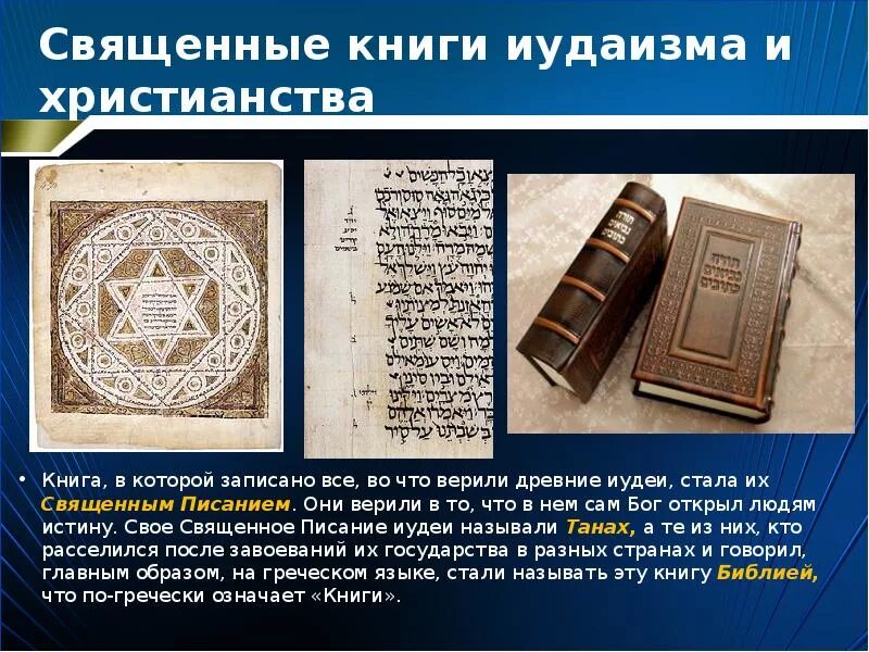 Содержание иудаизма