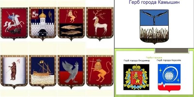 гербы городов россии с подписью