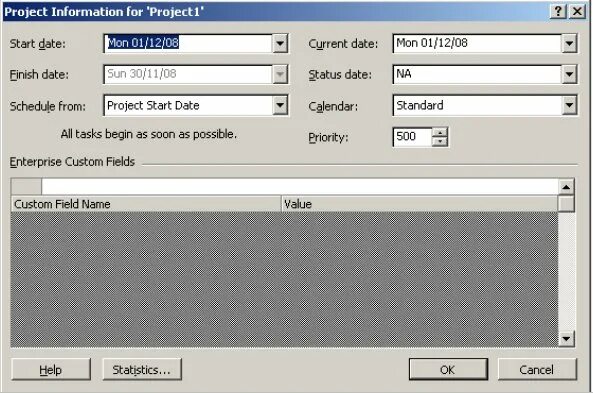 4 information program. Project information.