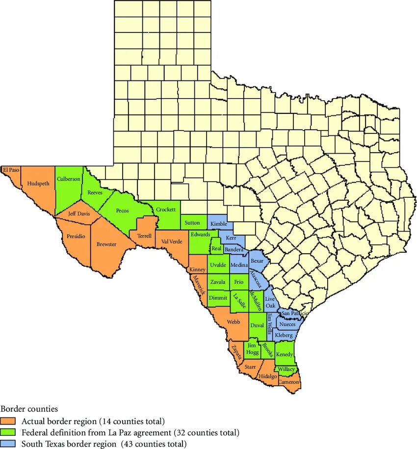 Техас и Мексика на карте. Техас территория Мексики. Граница Техаса и Мексики на карте. Техас границы. Border region