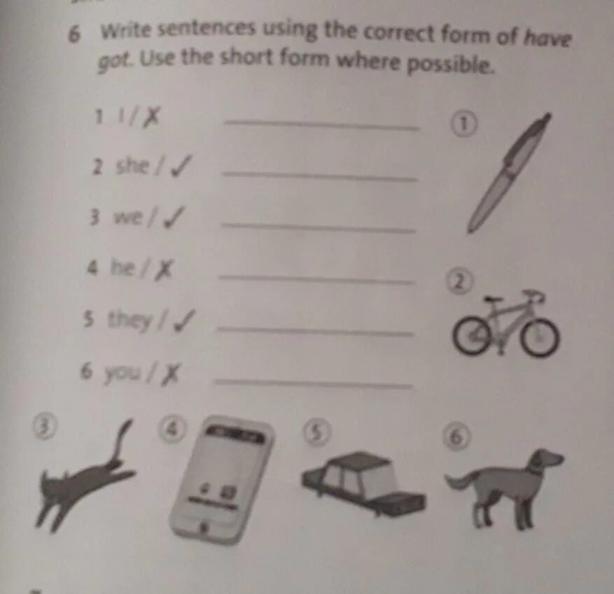 Write sentences using the correct. Read the information write sentences about these famous people. Use short forms where possible. Write sentences with will or won t use short forms where possible 6.