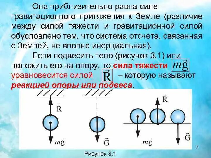 Разность притяжения