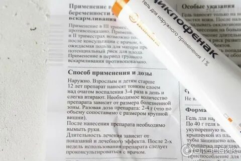 Можно использовать просроченный диклофенак
