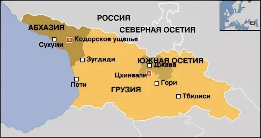 Показать на карте южную осетию. Карта Грузии и Абхазии и Южной Осетии и Северной Осетии. Грузия Абхазия Северная Осетия на карте. Абхазия и Северная Осетия на карте. Северная Осетия и Абхазия на карте России.
