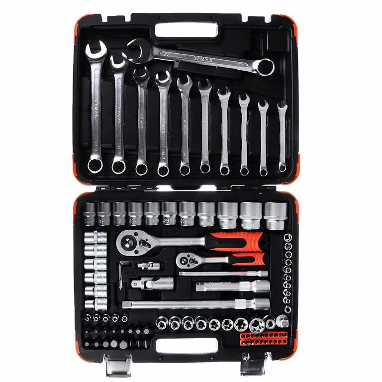 Набор инструментов 100 предметов. Berger bg100-1438 / bg100-3814. Набор инструментов 100 предметов. Набор автомобильных инструментов falco 736-031, 95 предм. Набор ключей стенли 125 предметов.