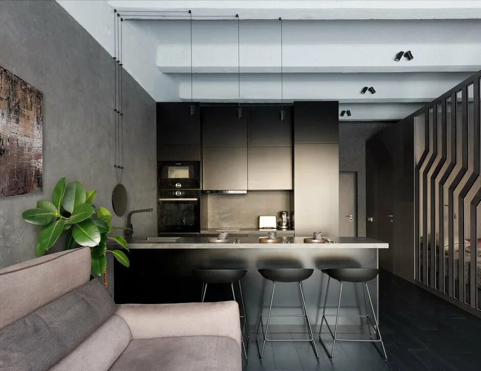Pin by Anastasia on Dream home ✨ Apartment design, Apartment living room, Single