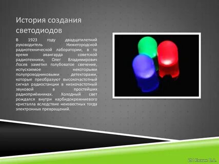 Лампы будущего светодиоды 7 класс технология